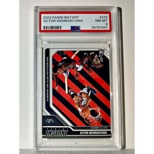 Victor Wembanyama 2023-24 Panini #210 NBA Rookie Basketball Card 1 of 3127 PSA 8